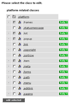 pAdmin - stylesheet classes overview - 137183.2